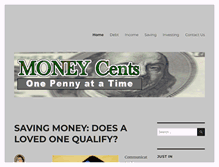 Tablet Screenshot of moneycents.com